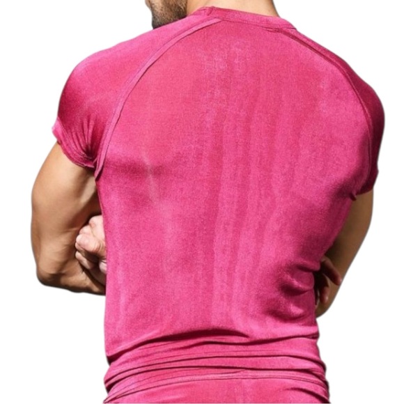 Andrew Christian Sensual Rib Red Wine Large - Picture 1 of 3